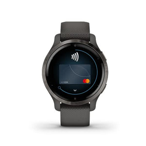 Garmin Venu 2 – Montre connectée GPS multisports avec écran AMOLED – autonomie longue durée (11 jours) – Noire / Gray - Boitier 40 mm