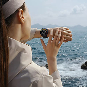 HUAWEI Watch 3 Classic + Freebuds 3 Noir Smartwatch 4G avec écran Tactile 1,43" AMOLED, eSIM pour appels téléphoniques sans Mobile, 3 Jours de Batterie, 24/7, Bracelet en Cuir Marron