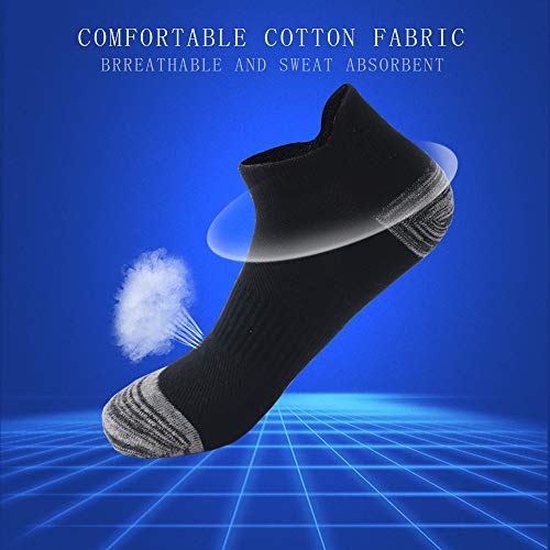 Budermmy Chaussettes Homme Femme de 6 or 12 Paires Sport Coton Socquettes Respirant Courtes Chaussette (Mixte 12 paires, 41-46)