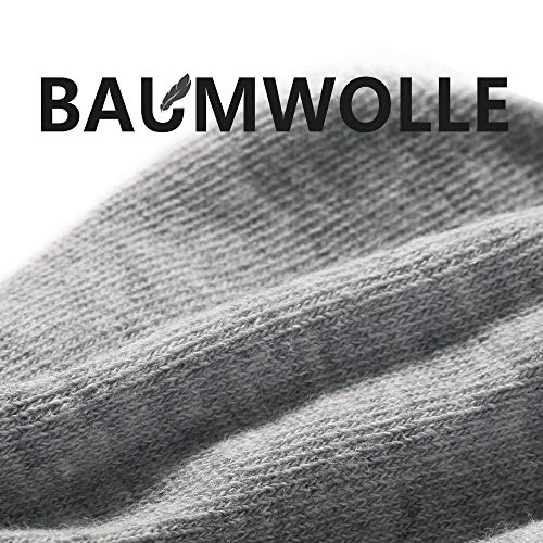 YOUCHAN Chaussettes Basses pour Femmes Hommes Invisible Socquettes 10 Paires Antiglisse de Sport en Coton-Noir-Blanc-39-42
