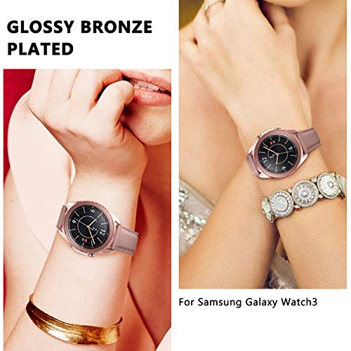 Jvchengxi Coque Compatible avec Samsung Galaxy Watch 3 41/45mm, [3 Pièces] Doux TPU Housse Ultra Mince Protection Contre Anti-Rayure Cadre Shell pour Samsung Galaxy Watch 3 (Noir/Gris/Argent)