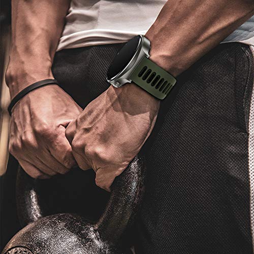Songsier Bracelet Compatible avec Huawei Watch GT2 Pro 46mm/Watch GT 46mm/Watch GT Active/Watch 2 Pro/Galaxy Watch 3 45mm/Galaxy Watch 46mm/Gear S3/Gear 2, Bracelet en Silicone de 22mm