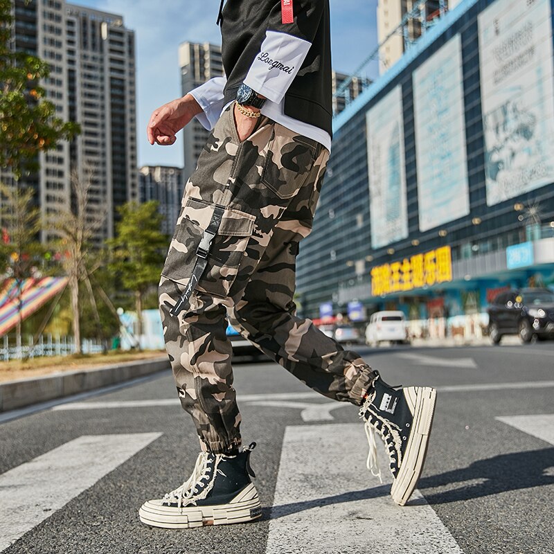 Pantalon cargo streetwear camouflage hommes pantalon décontracté M à 8XL